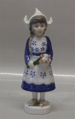 B&G figurVerdens Børn B&G Annual Figurine 1989 Anneke fra Holland 19 cm Nummereret # 279 of 5000