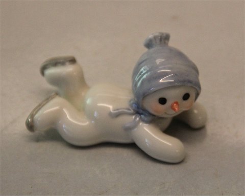 Royal Copenhagen figurine 0317 RC Winther series, Snowman, Baby Arthur 6 cm (1249317) Henny Iversen 2006