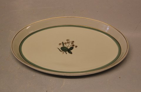 Hjertegræs 884-9499 Oval fad 23 cm  #884 Royal Copenhagen