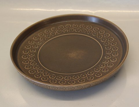 Umbra Brun 427 Skål på fod 4.5 x 19,5 cm Quistgaard for B&G / Nissen Kronjyden Stoneware