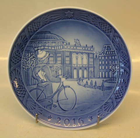Kongelig Dansk  Juleplatten 2016, design Allan Therkelsen, "Skøjteløb i København"
