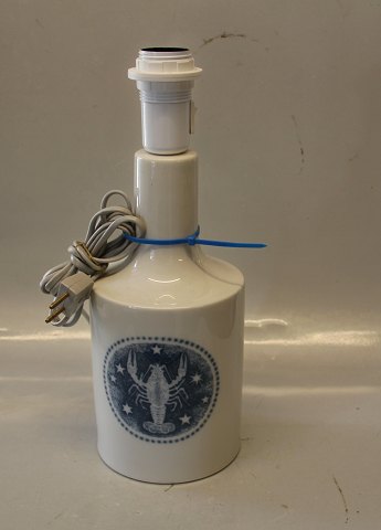 Kongelig Dansk Stjernetegnslampe 7246 Kgl. Fog & Mørup 27 cm Zodiac: Krebsen 22/6-22/7 KL + Fatning (927246) Begrænset oplag 1200