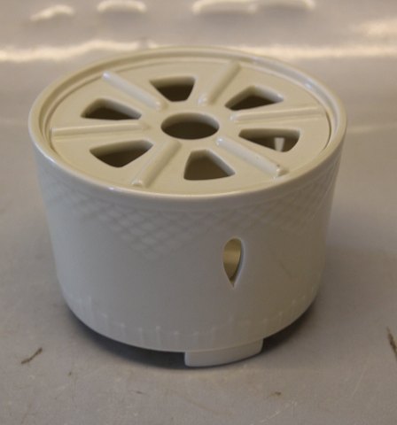 Elegance Bing & Grøndahl 237 Fyrfad H: 8 cm x 11 cm porcelænsplade Tevarmer 