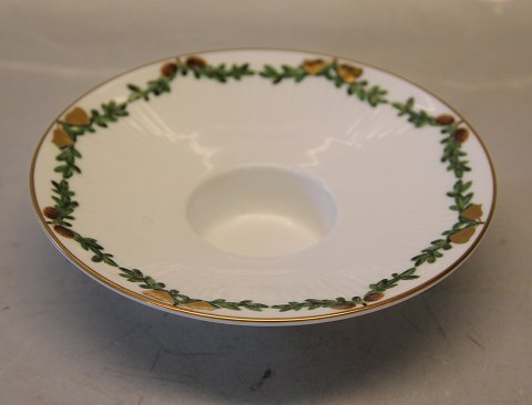 948 Lysestage 4 x 15.5 cm Kalenderlys 5 cm Stjerne Riflet Jul Kongelig Dansk Julestel