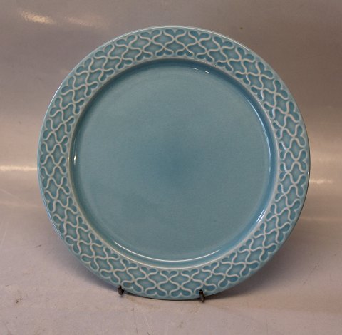 PALET turquoise 326 Plate 21 cm / 8.25"Cordial Nissen Kronjyden B&G Quistgaard  Stoneware