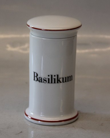 B&G -497 Basilikum (Basil) 11.5 cm Red line Bing & Groendahl White Dinnerware, Magnussen