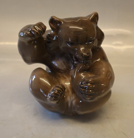 Kongelig Dansk 2991-1233 Kgl.  Bjørn bider is sin pote (KK) 1928 13 x 12 cm Knud Kyhn