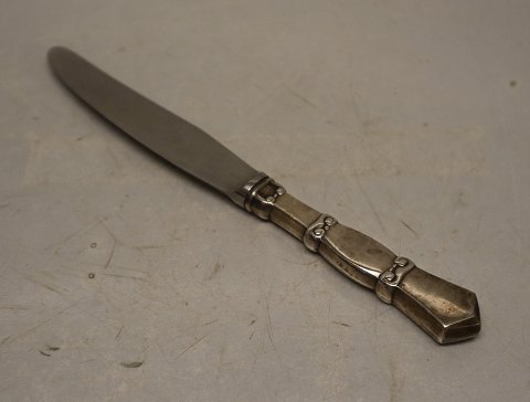 Toxværd nr 200	Kniv 20.5 cm Raadvad Knivfabrik rustfri blad Tretårnet sølv og stål