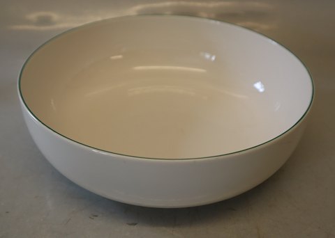 Grøn Kant 3092 Lav skål 21 x 6,5 cm (577) Årstiderne   4 ALL Seasons Grøn Top 
Royal Copenhagen