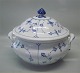 Kongelig Dansk Porcelæn Musselmalet  224-1 Terrin, rund, 24 pers. Ca 25 x 32 cm