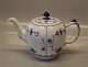 Blue Fluted Danish Porcelain 258-1 Small tea pot 14.5 x 21 cm; 0.72 liter (6 cups)