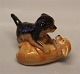 Kongelig Dansk 0746 Kgl.Rottweiler & Golden Retriever 8 x 12 cm "Spike & Sandy"  Nyt #1020 746