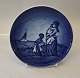 Royal Copenhagen Plate 15.5 cm 1989 Father´s Homecoming Sven vestergaard 1st Edition