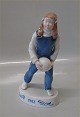 B&G Figurine of the year 1982 Girl with ball.  23 cm Ltd edition