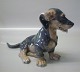 Royal Copenhagen figurine 0856 RC Dachshund Lauritz Jensen 19 x 30 cm